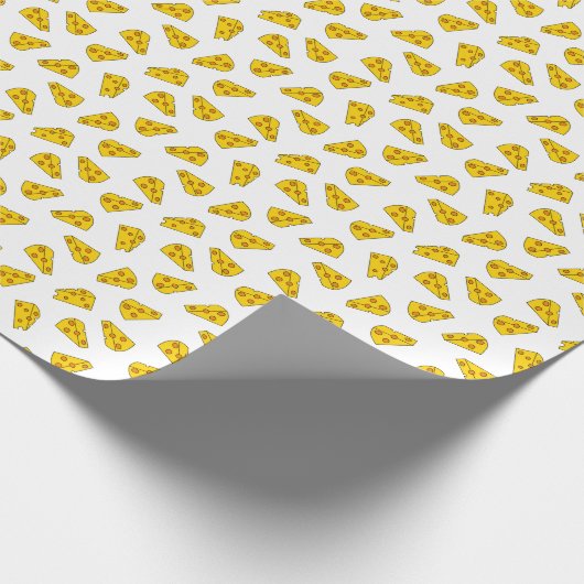 Cute Cheese Pattern Cadeaupapier (Hoek)