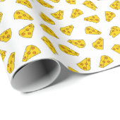 Cute Cheese Pattern Cadeaupapier (Rol Hoek)