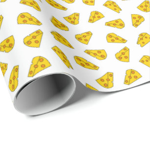 Cute Cheese Pattern Cadeaupapier