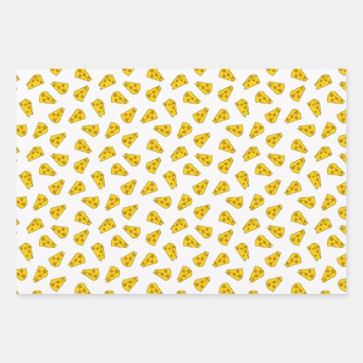 Cute Cheese Pattern Inpakpapier Vel (Voorkant 2)