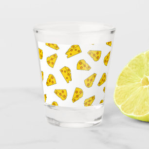 Cute Cheese Pattern Shot Glas
