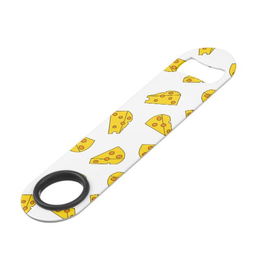 Cute Cheese Pattern Speed Flessenopener (Achterkant Gekanteld)