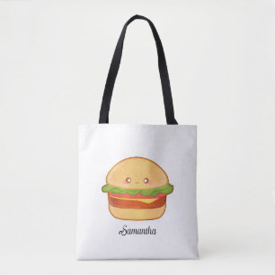 Cute Cheeseburger Draagtas