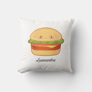 Cute Cheeseburger Kussen