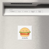 Cute Cheeseburger Magneet (Insitu (Vaatwasser))