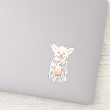 Cute Chef Bat met mixing Bowl