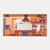 Cute Chef Owl Cuisine en cuisine (Clavier et souris)