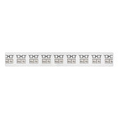 Cute chemical Element Nerd Glasses Zwp34 Grosgrain Lint (Voorkant)
