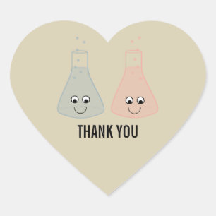Cute Chemistry Dank u Stickers