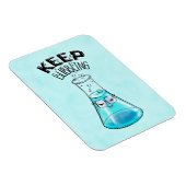 Cute Chemistry Funny Nerdy Lab Character Magneet (Rechterzijde)