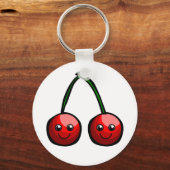 Cute Cherries Sleutelhanger (Voorkant)