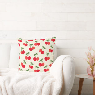 “Cute Cherry Aesthetic Kussen 🍒✨ huisdecoratie