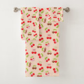 Cute Cherry and Bow Pattern Sweet Aesthetic (En situation)