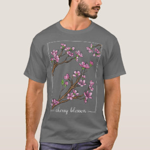 Cute Cherry Blossom Japanse kunst Sakura Japan Kor T-shirt