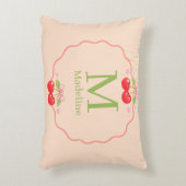 Cute Cherry Dessert Pattern Sweet Aesthetic Accent Kussen (Voorkant(Verticaal))