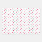 Cute Cherry esthetics Cherries Pattern Modern Inpakpapier Vel (Voorkant)