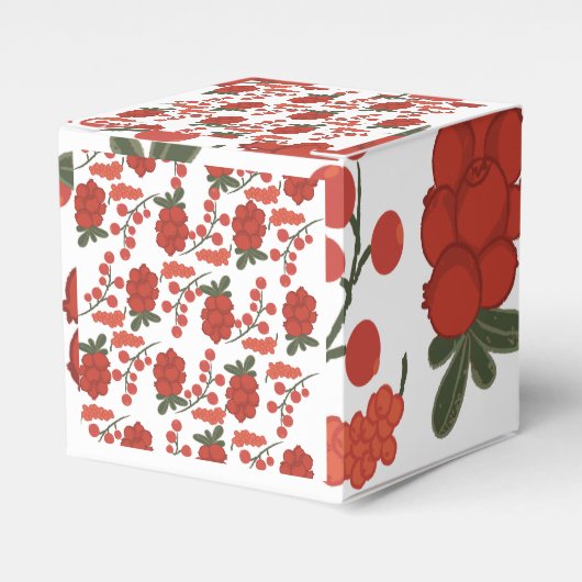 Cute cherry Favor Box Bedankdoosjes (Voorkant Zijde)