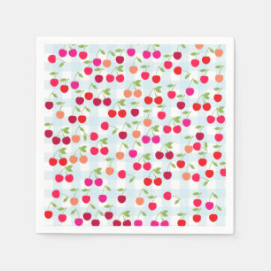 Cute Cherry Paper Napkins Servet
