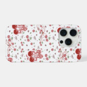 Cute Cherry Phone Case with Hearts & Bows (Verso Horizontal)