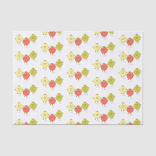 Cute cherry tomaten cartoon illustratie tissuepapier