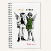 Cute Cherub Angels Spiral Notebook Notitieboek (Voorkant)