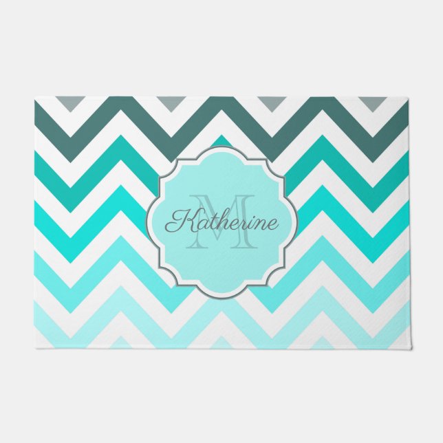 Cute Chevron Pattern Deurmat (Voorkant)