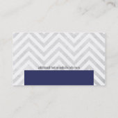 Cute Chevron Professional Visitekaartje (Achterkant)