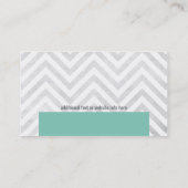 Cute Chevron Professional Visitekaartje (Achterkant)