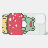 Cute Chibi frog Phone case- iPhone 13 Hoesje (Achterkant horizontaal)