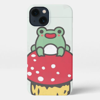 Cute Chibi frog Phone case- iPhone 13 iPhone 13 Hoesje