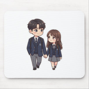 Cute Chibi K-drama Schoolkoppel Muismat