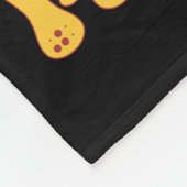 Cute Chibi Kawaii Panda Name School Year On Back B Fleece Deken (Hoek)