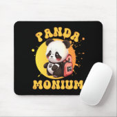 Cute Chibi Kawaii Panda Name School Year On Back B Muismat (Met muis)