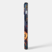 Cute Chibi Kitten at the Harbor Sunset – Whimsical (Côté gauche)