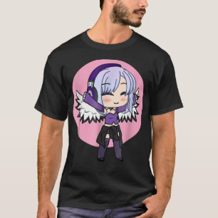 Cute Chibi Style Kawaii Anime Girl met Wings T-shirt