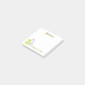 Cute Chic Girly Script Name Post-it® Notes (Schuin)
