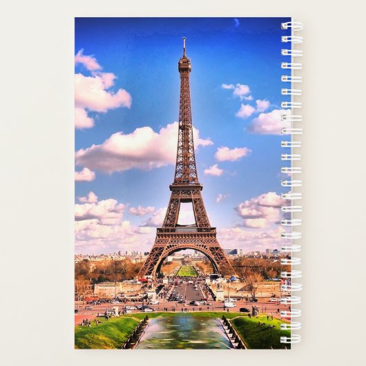 Cute Chic Paris Eiffel Tower Planner (Achterkant)