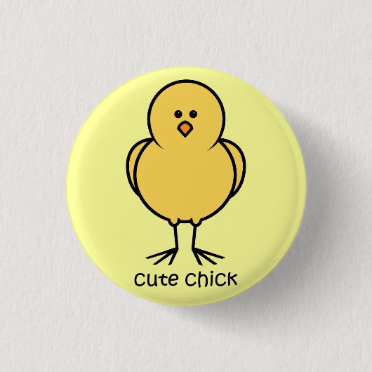 Cute Chick Button (Voorkant)