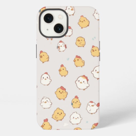 Cute chick iPhone hoesje (Achterkant)