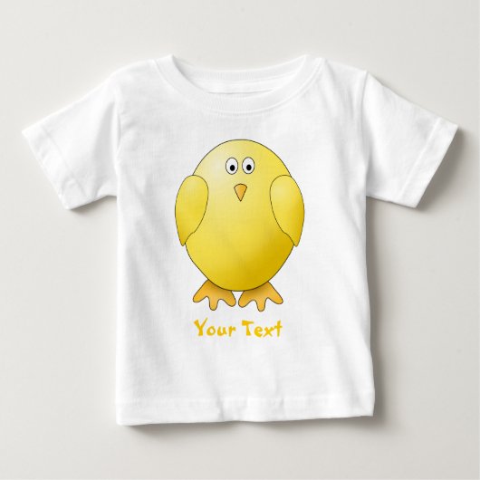 Cute Chick. Kleine gele vogel. Aangepaste tekst (Voorkant)
