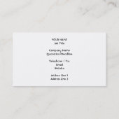 Cute Chick. Kleine gele vogel. Visitekaartje (Achterkant)