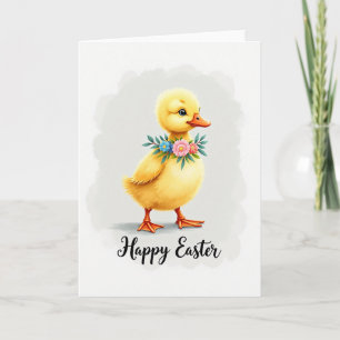 Cute Chick Pasen Wenskaart Kaart