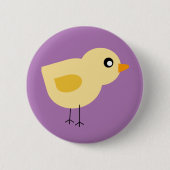 Cute Chick Ronde Button 5,7 Cm (Voorkant)