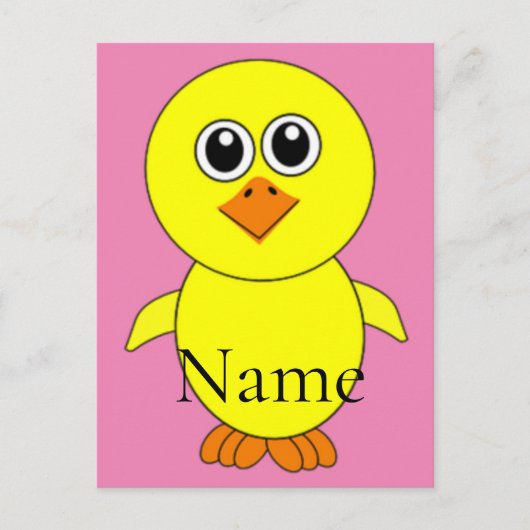 Cute Chick Thunder_Cove Briefkaart (Voorkant)