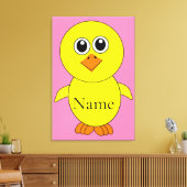 Cute Chick Thunder_Cove Canvas Afdruk (Insitu (Woonkamer))