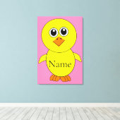 Cute Chick Thunder_Cove Canvas Afdruk (Insitu (Houten vloer))