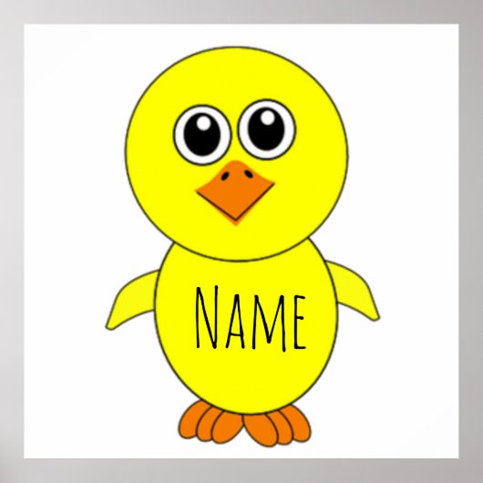 Cute Chick Thunder_Cove Poster (Voorkant)