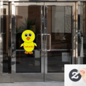 Cute Chick Thunder_Cove Raamsticker (Kantoordeur)