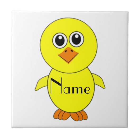 Cute Chick Thunder_Cove Tegeltje (Voorkant)