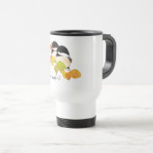 Cute chickadee Birds Tourisme personnalisé Mug (Devant droit)